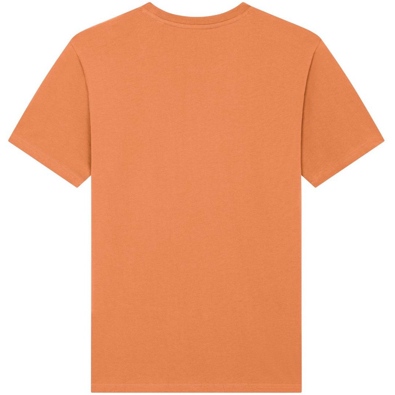 Camiseta naranja manga corta algodón ogánico - Holocene Classics Espalda