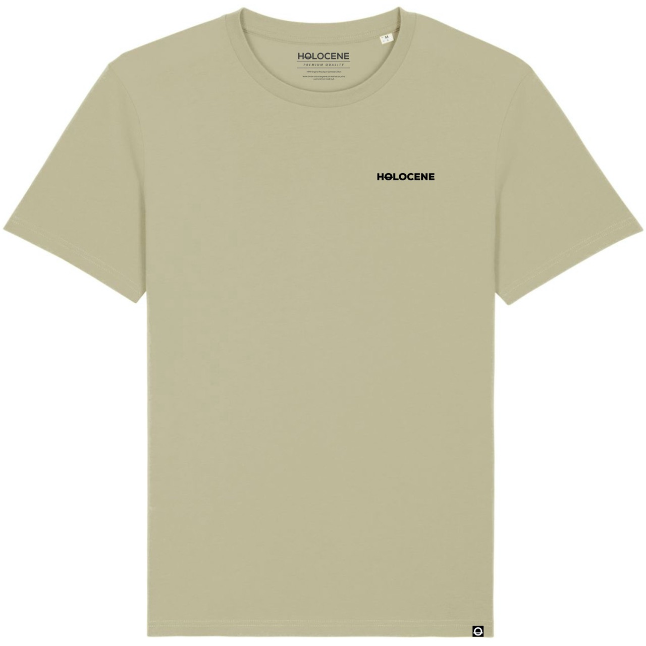 Camiseta verde manga corta algodón ogánico - Holocene Classics